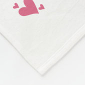 Valentijnsdag XOXO Modern Pink 4 Fotocollage Fleece Deken (Hoek)