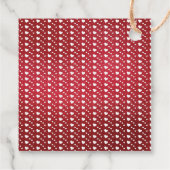 Valentijnsdag XOXO Pet Dog Foto Bedankjes Labels (Achterkant)