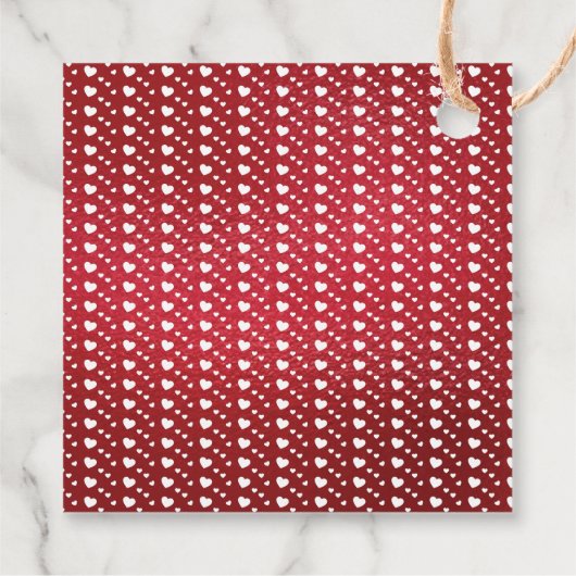 Valentijnsdag XOXO Pet Dog Foto Bedankjes Labels (Achterkant)