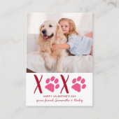 Valentijnsdag XOXO Schattigee Kinder Klaslokaal Ho Notitiekaartje (Voorkant)