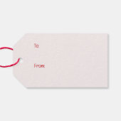 Valentijnsdag Yorkshire Terrier Dogs Cadeaulabel (Achterkant Horizontaal)