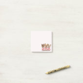 Valentijnsdag Yorkshire Terrier Dogs Post-it® Notes (Op bureau)