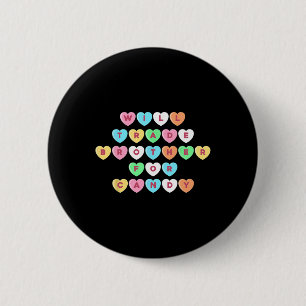 Valentijnsdag zal broeder ruilen voor Snoep fun gi Ronde Button 5,7 Cm