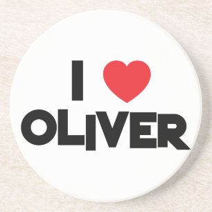 Valentijnsdag Zandsteen Onderzetter