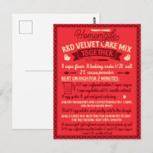 Valentijnsdag Zelfgemaakt Rood Velvet Cake Recept