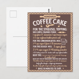 Valentijnsdag Zelfgemaakt saloncake recept Briefkaart