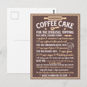 Valentijnsdag Zelfgemaakt saloncake recept Briefkaart