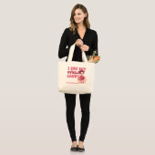 Valentijnsdag Zelfliefde Grote Tote Bag (Voorkant (model))