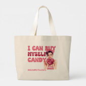 Valentijnsdag Zelfliefde Grote Tote Bag (Achterkant)