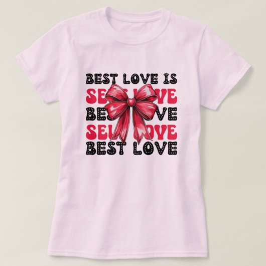 Valentijnsdag Zelfliefde T-shirt (Design voorkant)