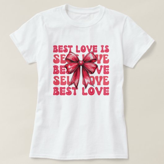 Valentijnsdag Zelfliefde T-shirt (Design voorkant)