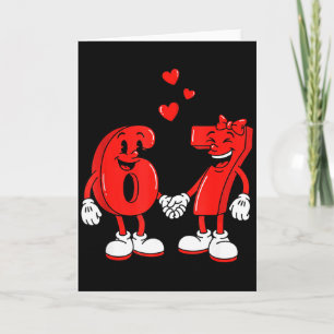 Valentijnsdag Zes Zeven Harten 6 7 Meme Gen Alpha Kaart