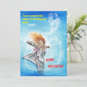 Valentijnsdag Zielschoon Citaat Feestdagenkaart (Staand voorkant)