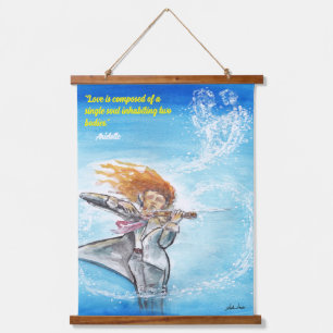 Valentijnsdag Zielschoon Citaat Hangend Wandkleed