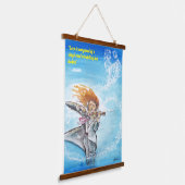 Valentijnsdag Zielschoon Citaat Hangend Wandkleed (Gebogen)