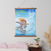Valentijnsdag Zielschoon Citaat Hangend Wandkleed (Slaapkamer)