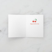 Valentijnsdag zoals jij Cherry veel Wenskaart Kaart (Binnen)
