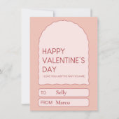 Valentijnsdag Zoet Feestdagenkaart (Voorkant)