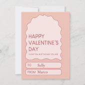 Valentijnsdag Zoet Feestdagenkaart (Voorkant)