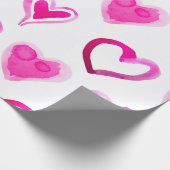 Valentijnsdag, zoete harten Verpakkingspapier Cadeaupapier (Hoek)