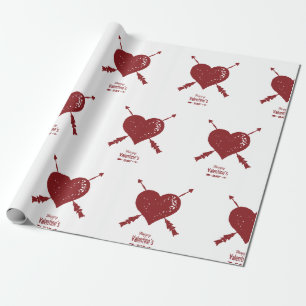 Valentijnsdag, zoete harten Verpakkingspapier Cadeaupapier