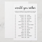 Valentijnsdag zou je liever een bewerkbaar spel he (Voorkant / Achterkant)