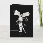 Valentijnsdag zult u Mijn Engel zijn? Kaart (Achterkant)