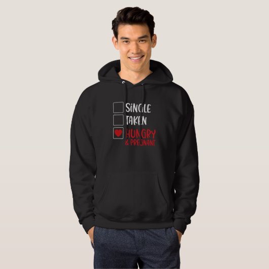 Valentijnsdag Zwangerschap Zwangerschap Zwangersch Hoodie (Voorkant volledig)