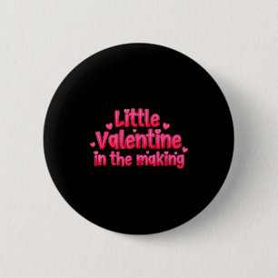 Valentijnsdag zwangerschapsaankondiging Kleine Val Ronde Button 5,7 Cm