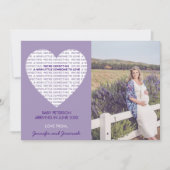 Valentijnsdag zwangerschapsaankondiging typografie aankondiging (Voorkant)