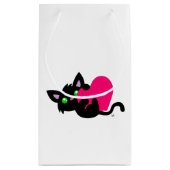 Valentijnsdag Zwarte Kitty Cadeautas (Achterkant)