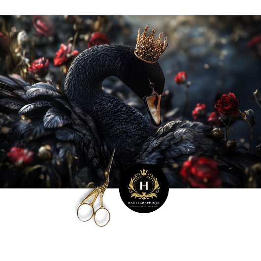 Valentijnsdag Zwarte Zwaan Rode Bloemen Decoupage Tissuepapier