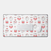 Valentijnsdagen Bureaumat (Keyboard & Muis)