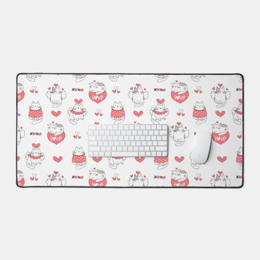 Valentijnsdagen Bureaumat (Keyboard & Muis)