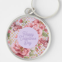 Valentijnsdagen,Ellegant,Paarse Perzikbloemen Patr