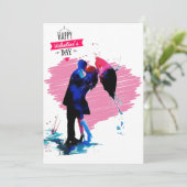 Valentijnsdagen Feestdagenkaart (Staand voorkant)