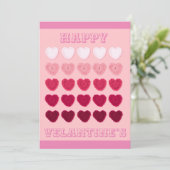 Valentijnsdagen Feestdagenkaart (Staand voorkant)