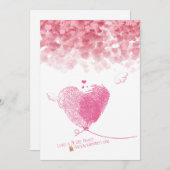 Valentijnsdagen Feestdagenkaart (Voorkant / Achterkant)