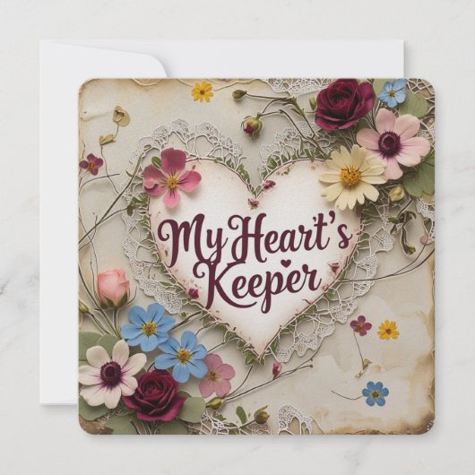 Valentijnsdagen Feestdagenkaart (Voorkant)