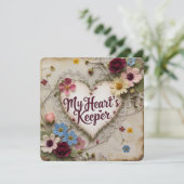 Valentijnsdagen Feestdagenkaart (Staand voorkant)