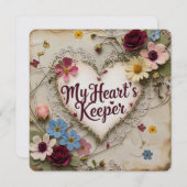 Valentijnsdagen Feestdagenkaart (Voorkant / Achterkant)