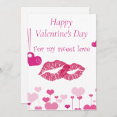 Valentijnsdagen Feestdagenkaart (Voorkant / Achterkant)