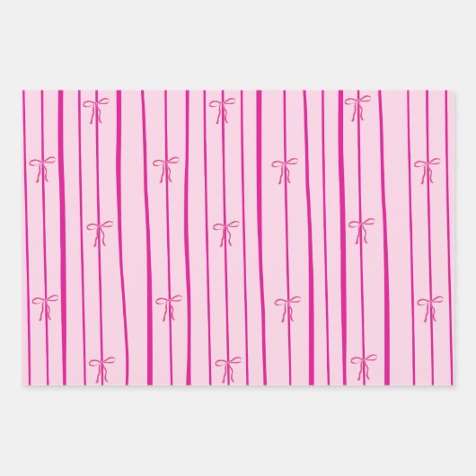 Valentijnsdagen, harten & bogen inpakpapier vel (Voorkant 2)