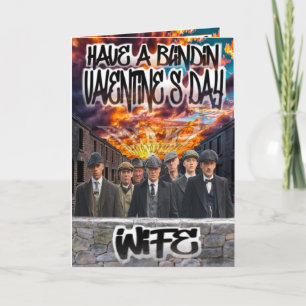 Valentijnsdagen met piekzonnige oogkleppen kaart