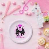 Valentijnsdagen Papieren Bordje (Feest)