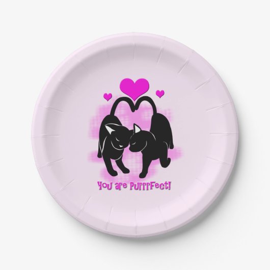 Valentijnsdagen Papieren Bordje (Voorkant)