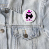 Valentijnsdagen Ronde Button 5,7 Cm (In situ)