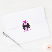Valentijnsdagen Ronde Sticker (Envelop)