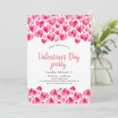 Valentijnsdagfeest Kaart (Staand voorkant)