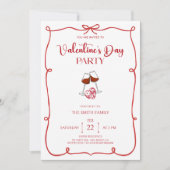 Valentijnsdagfeest Kaart (Voorkant)